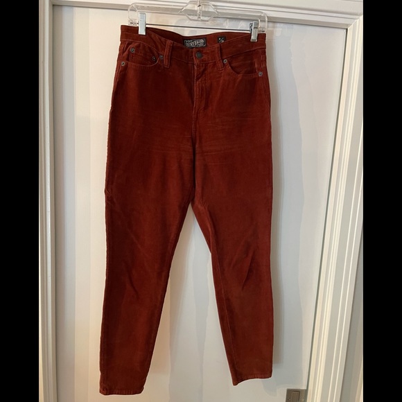 NWOT Lucky Brand Outfit Bundle - Rust Cord Jacket, Matching Jeans, Tee and Belt - Picture 11 of 13